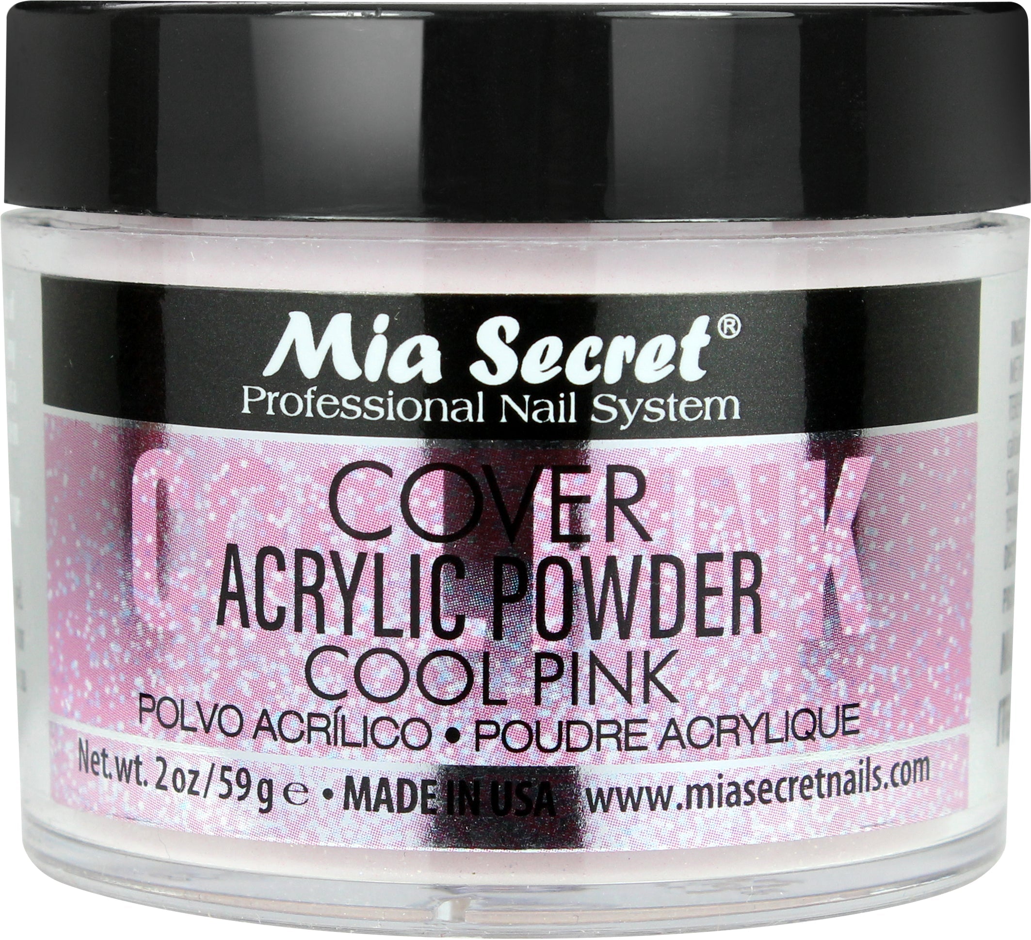 Mia Secret Poudre Acrylique Rose Housse Beige - 29.6ml - Neuf (US)
