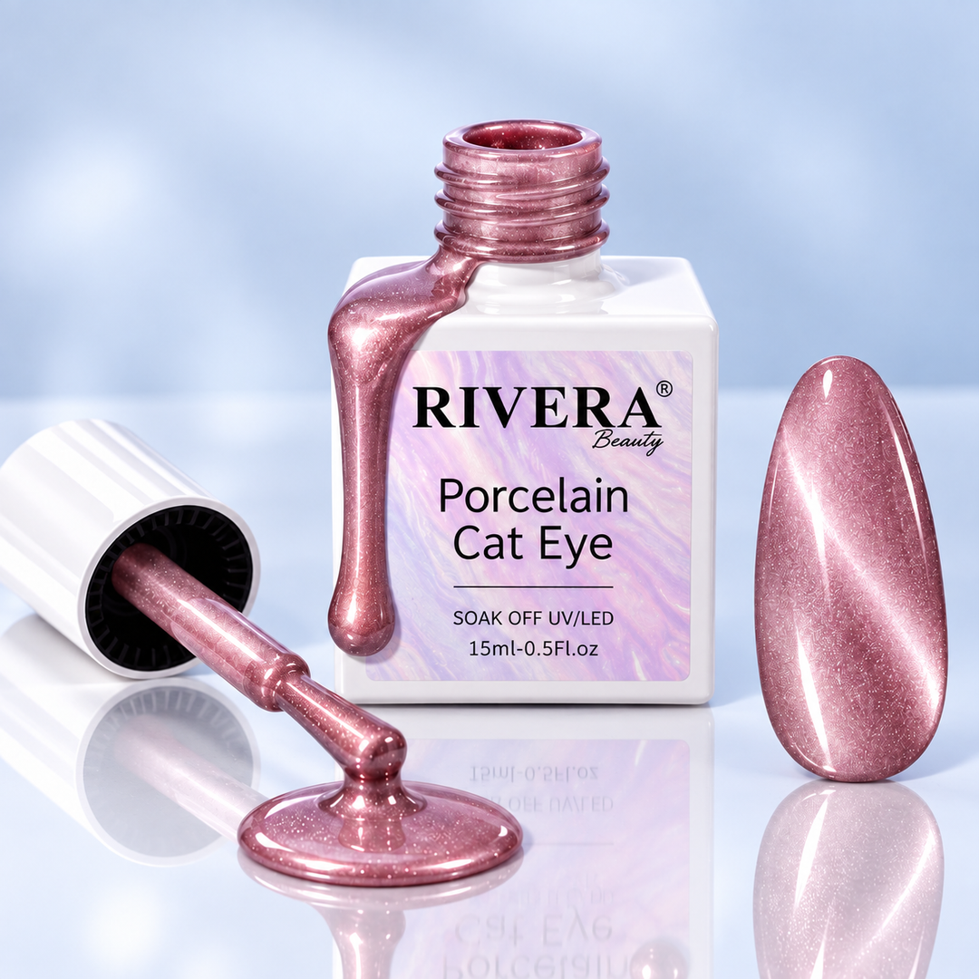 Rose Berry Perlée Cat Eye -026