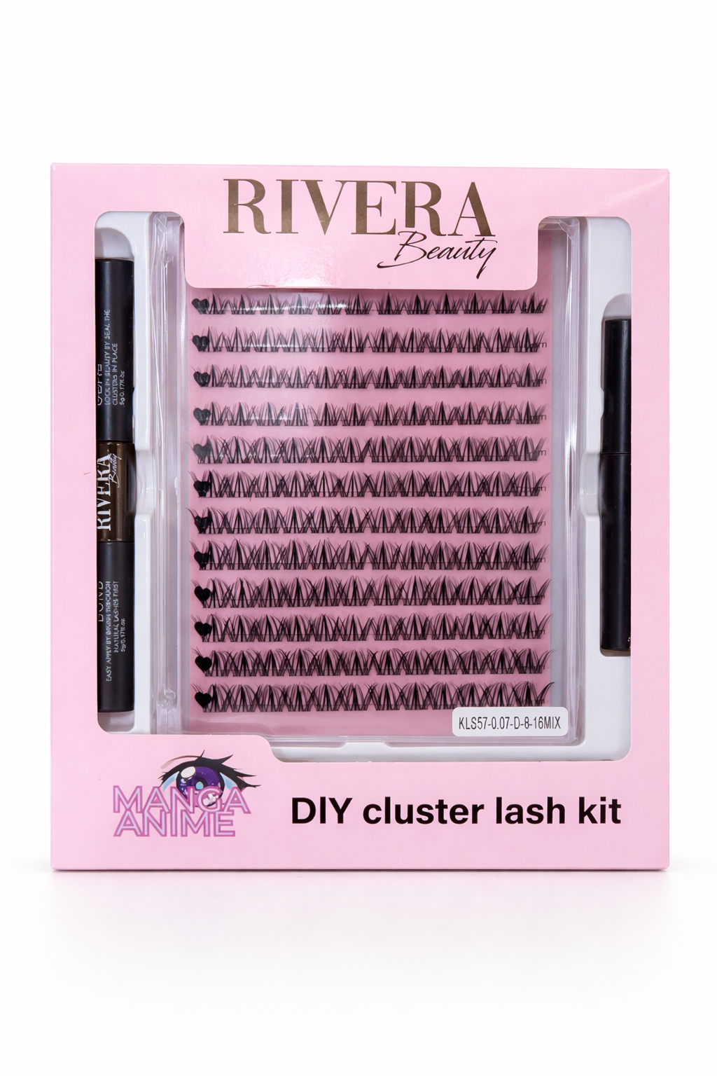 Clusters Eyelash Kit Anime style - Kit d'extension de cils DIY style Anime