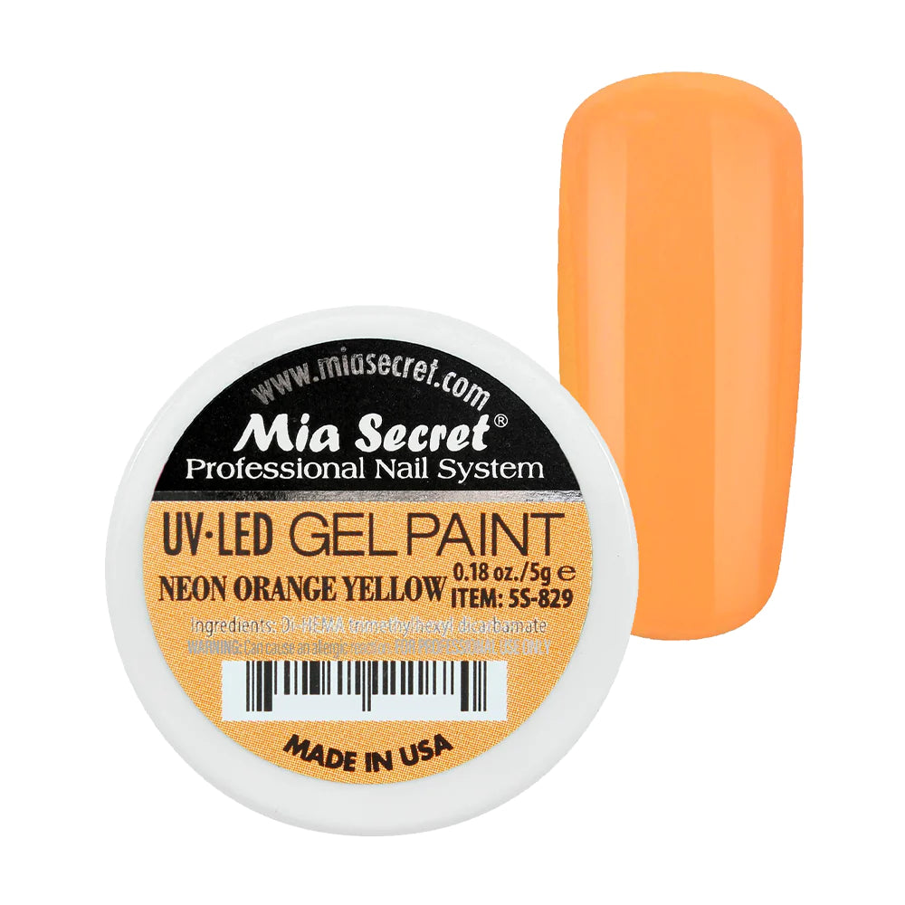 PINTURA GEL - AMARILLO NARANJA NEÓN