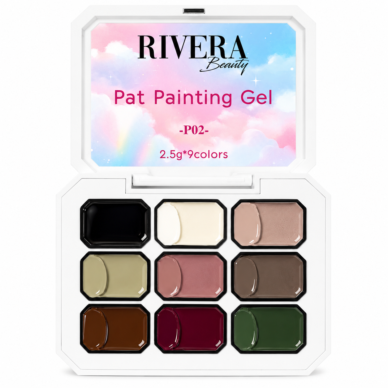 Palette Gel Paint Rivera Beauty
