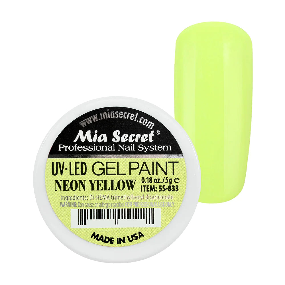 PINTURA GEL - AMARILLO NEÓN