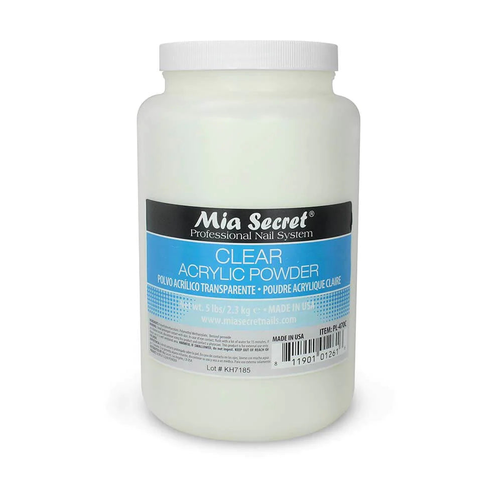 ACRYLIC POWDER - CLEAR / POUDRE ACRYLIQUE TRANSPARENT – Rivera Beauty