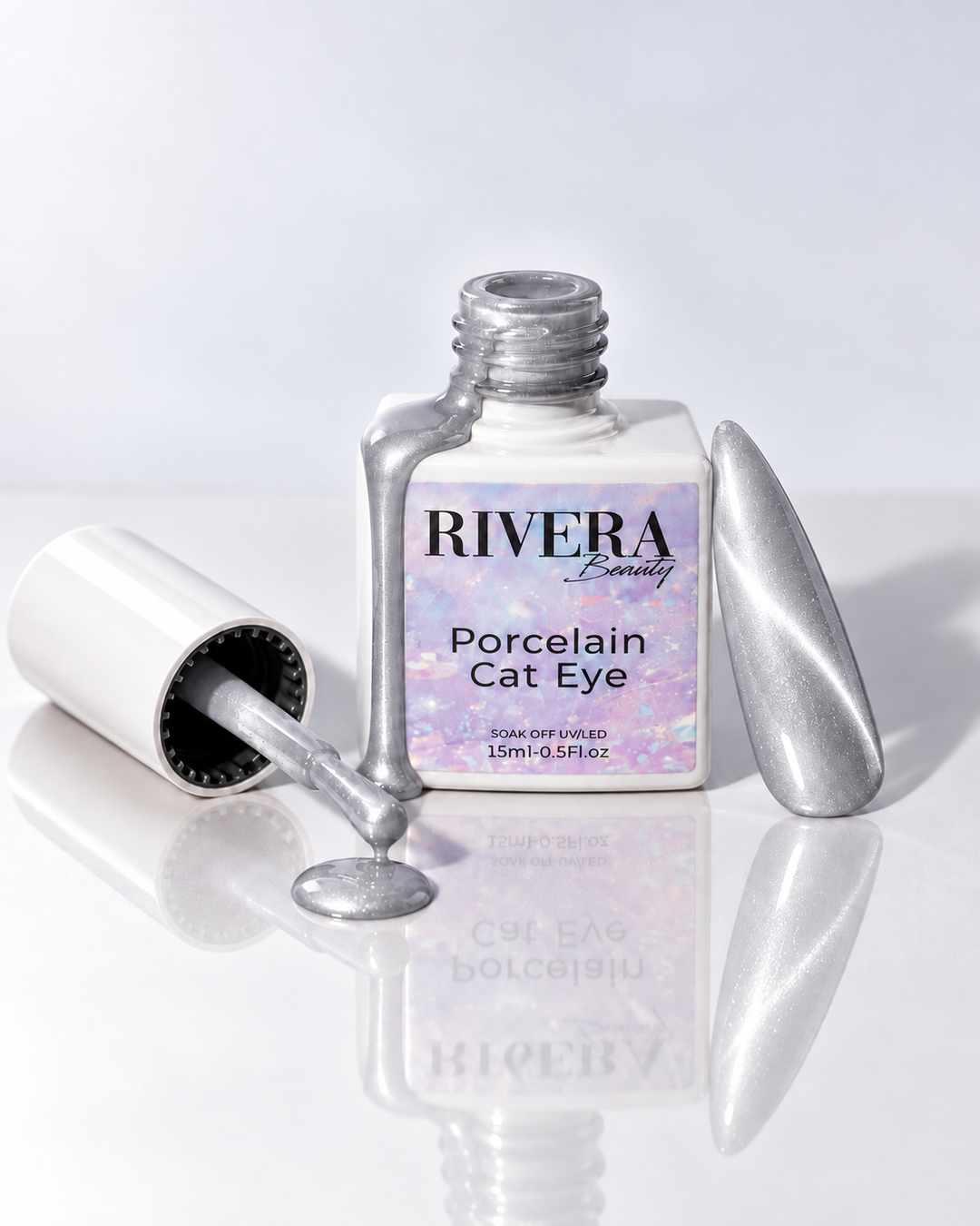 Argent Perlé Cat Eye