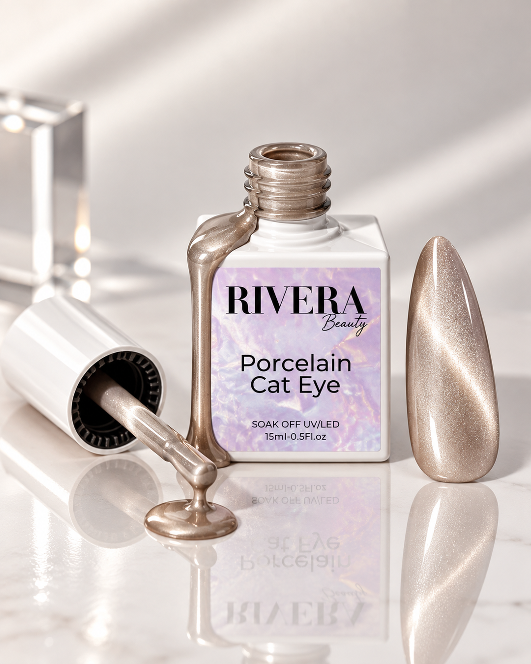 Champagne Satiné Cat Eye