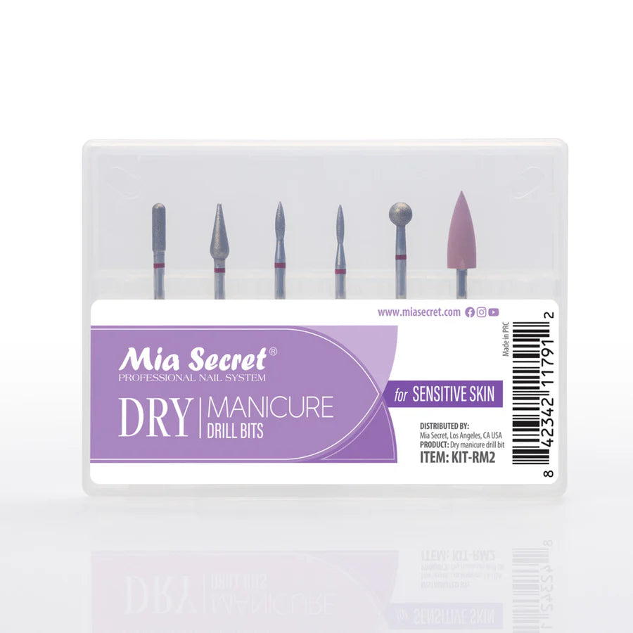 RUSSIAN DRY MANICURE DRILL BITS KIT MIA SECRET