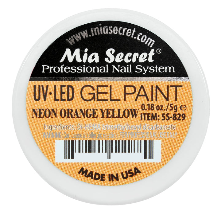 GEL PAINT - NEON ORANGE YELLOW