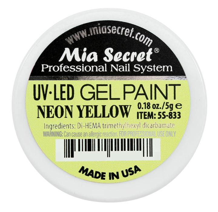 PINTURA GEL - AMARILLO NEÓN